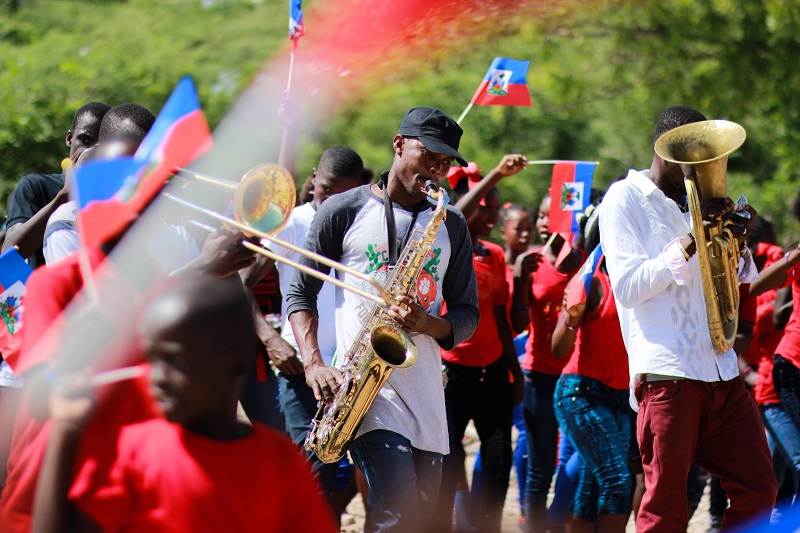 fesivil with Haiti flags Photo by Bailey Torres on Unsplash
